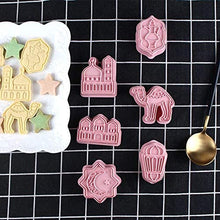 Load image into Gallery viewer, Assorted Cookie Cutters (Mosque, Camel, Moon and Star & Lanterns Design)