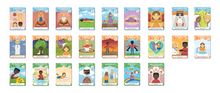 Load image into Gallery viewer, Flashcards 25 Pack Islamic Mindfulness Activities for Children/Kids – Calm, Positivity, Focus