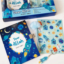 Load image into Gallery viewer, Dear Allah Secret Diary - Blue

