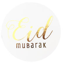 Load image into Gallery viewer, Eid Mubarak Foil Stickers - Gold
