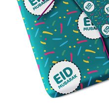 Load image into Gallery viewer, Eid Mubarak Gift Wrap Sheet - Confetti (Green)
