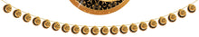 Load image into Gallery viewer, EID Mubarak Black &amp; Gold Moon Small (20 pcs) Hanging Circles (AG21)
