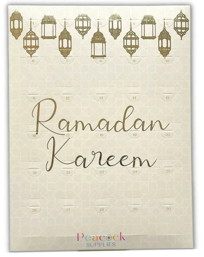 Ramadan Chocolate Countdown Calendar – Cream & Gold