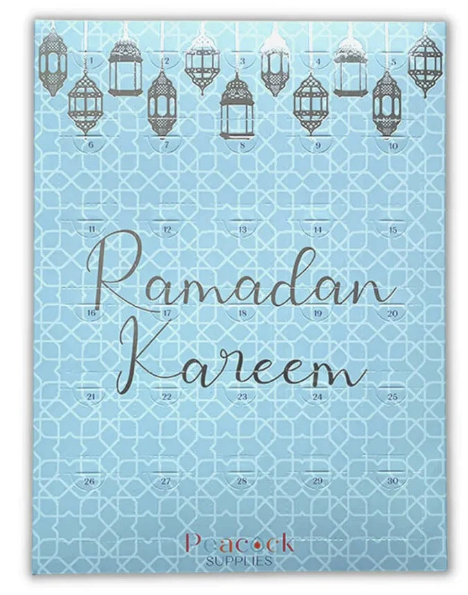 Ramadan Chocolate Countdown Calendar – Blue & Silver