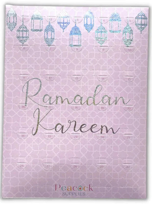 Ramadan Chocolate Countdown Calendar – Pink & Glitter