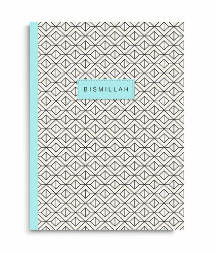 Bismillah Aqua - Perfect Bound Notebook - Salam Occasions - Islamic Moments