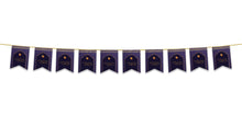 Load image into Gallery viewer, Ramadan Kareem Bunting - Purple &amp; Gold Flags Decoration
