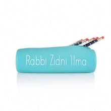 Load image into Gallery viewer, Islamic Pencil Case - &#39;Rabbi Zidni Ilma&#39; - Blue - Salam Occasions - Islamic Moments
